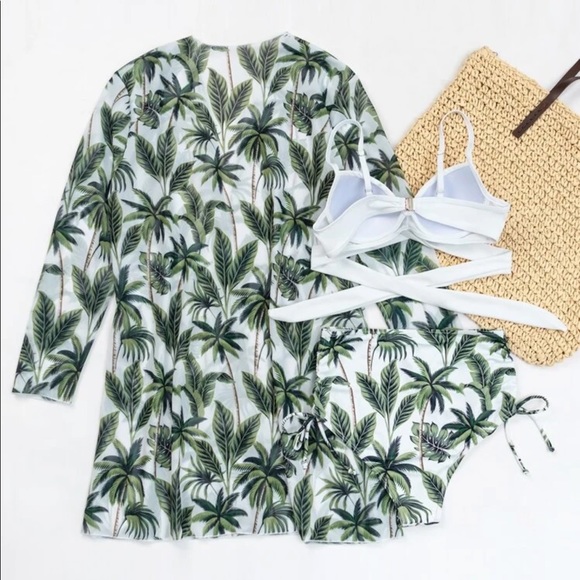 TROPICAL VIBES 3 piece bathing suit set - Picture 2 of 2